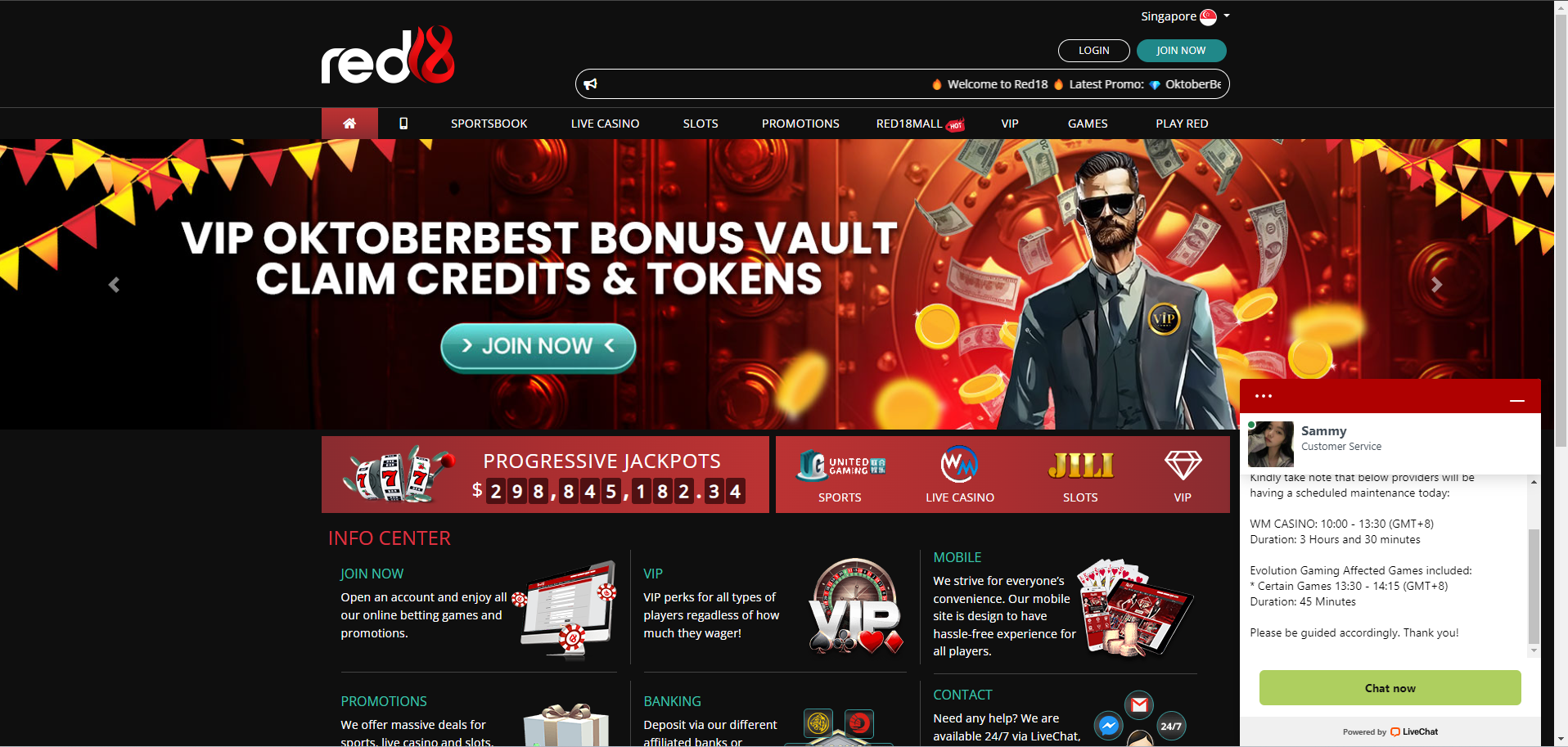 red18 Online Casino