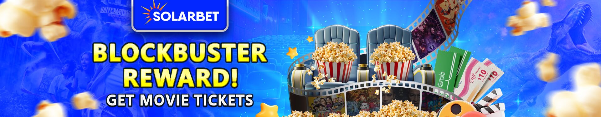 Solarbet banner blockbuster reward