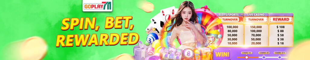 Spin Bet Rewarded November Promo Banner Goplay711